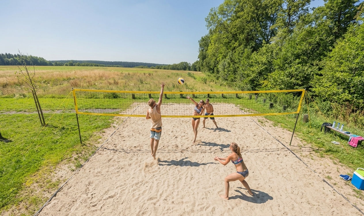 Terrain de volley