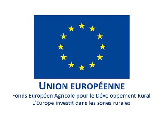 Union Européenne — Fonds Européen Agricole pour le Développement Rural. L'Europe investit dans les zones rurales.